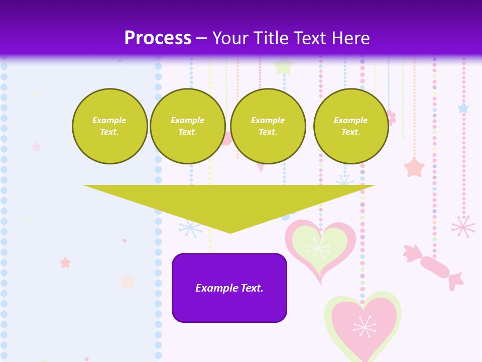 Candy Love Background PowerPoint Template