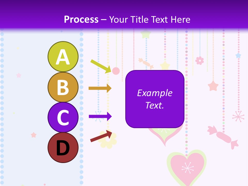 Candy Love Background PowerPoint Template