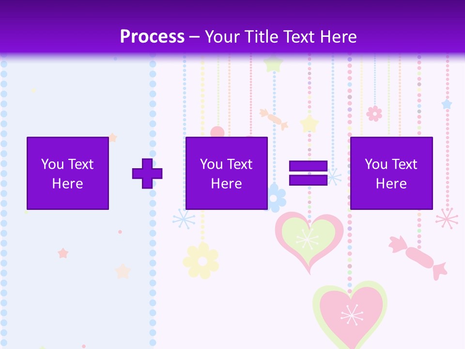 Candy Love Background PowerPoint Template