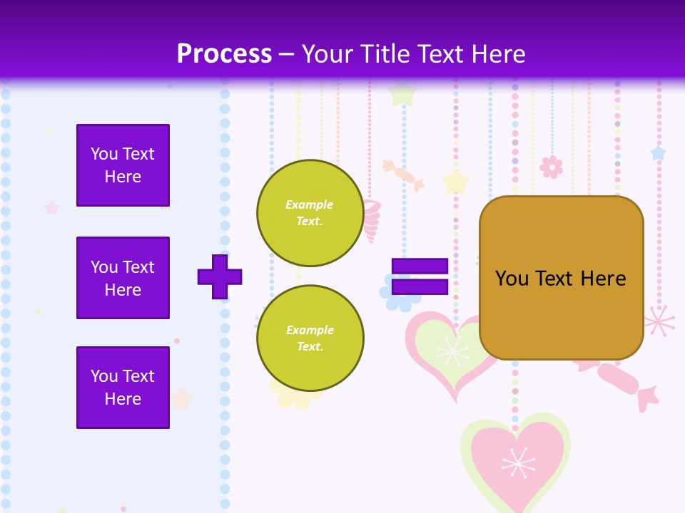 Candy Love Background PowerPoint Template