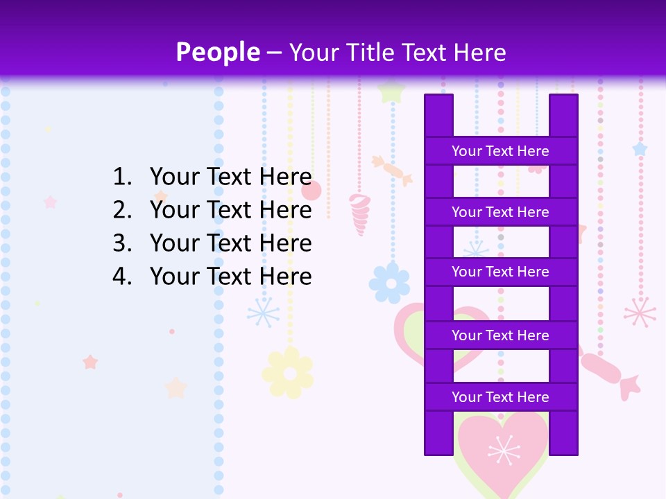 Candy Love Background PowerPoint Template