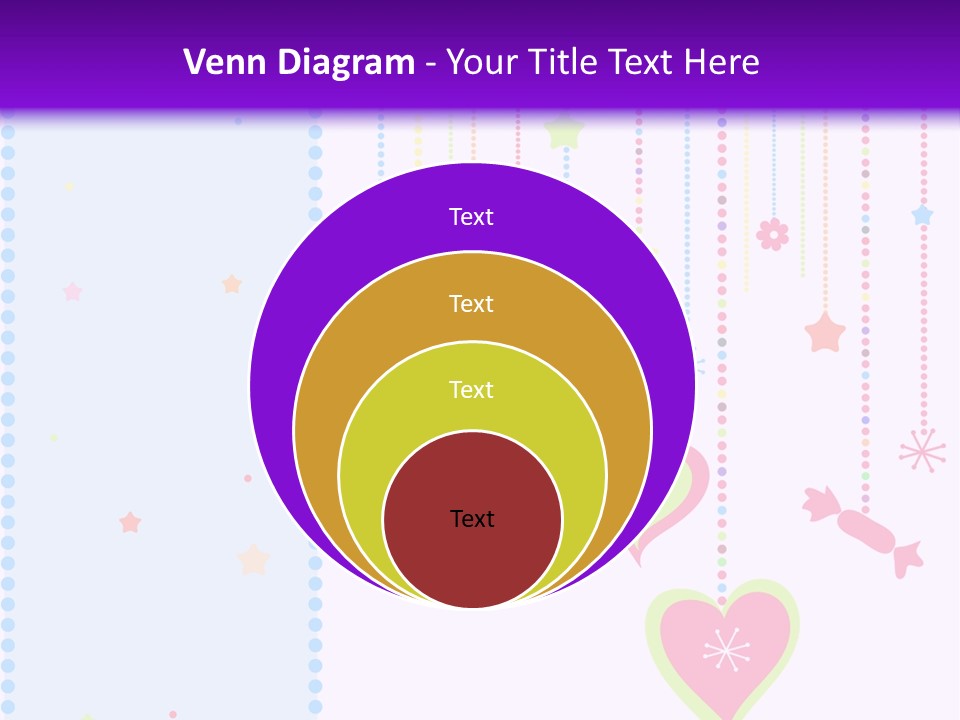 Candy Love Background PowerPoint Template