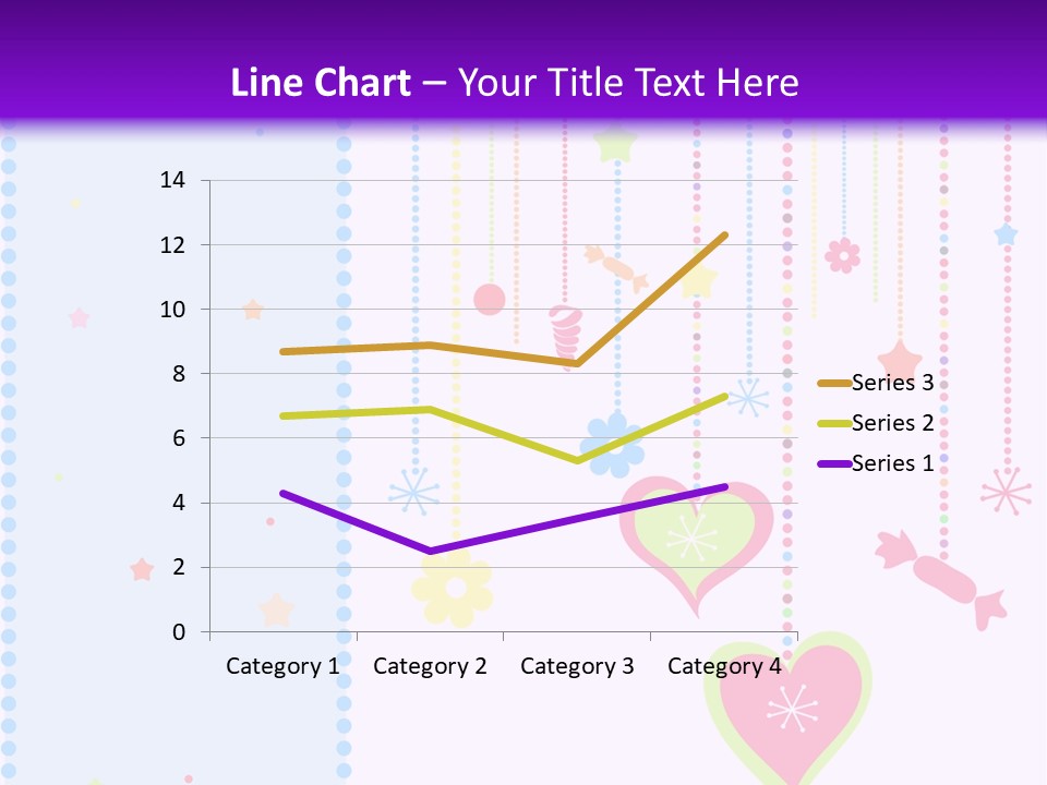 Candy Love Background PowerPoint Template