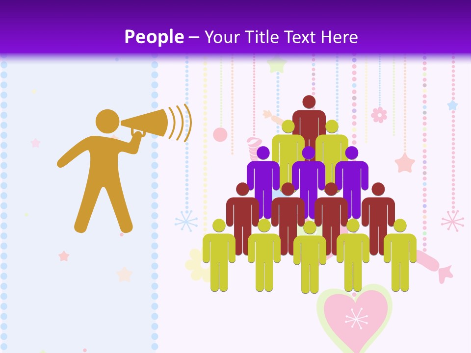 Candy Love Background PowerPoint Template