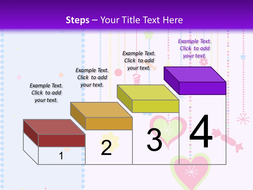 Candy Love Background PowerPoint Template