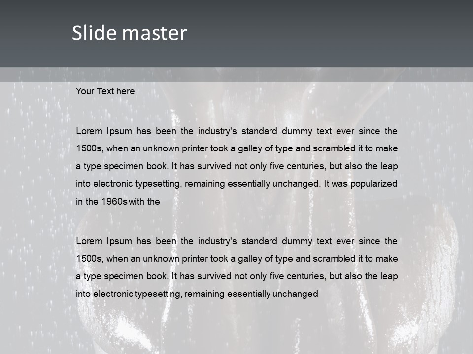 Necktie Close Dial PowerPoint Template