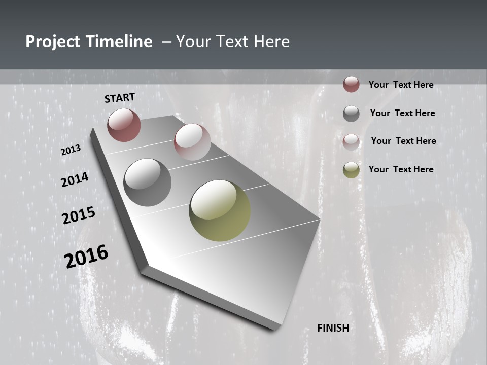 Necktie Close Dial PowerPoint Template