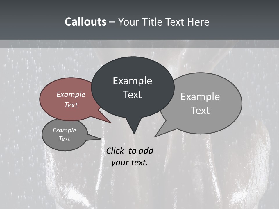 Necktie Close Dial PowerPoint Template
