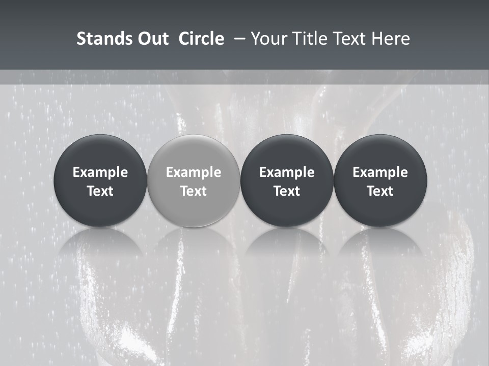 Necktie Close Dial PowerPoint Template