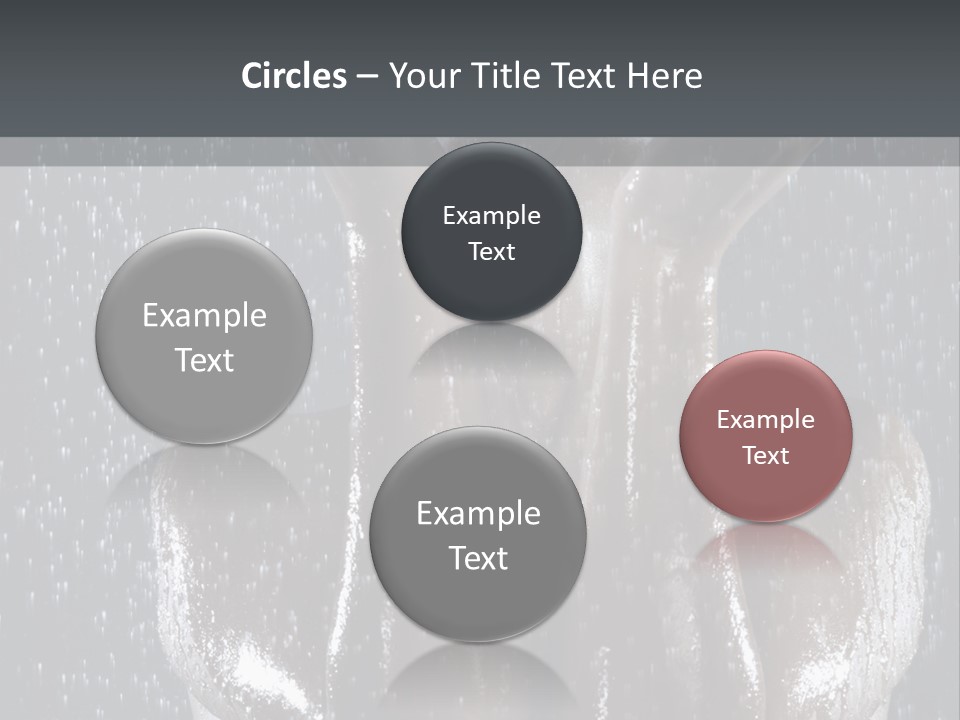 Necktie Close Dial PowerPoint Template