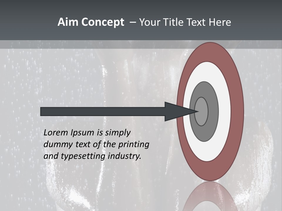 Necktie Close Dial PowerPoint Template