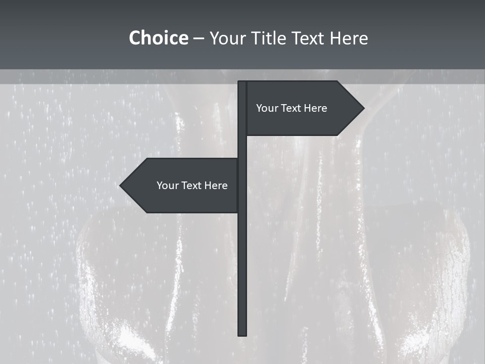 Necktie Close Dial PowerPoint Template