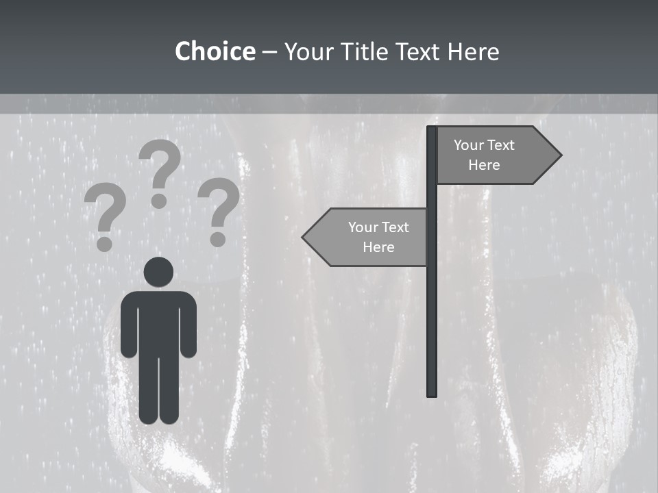 Necktie Close Dial PowerPoint Template