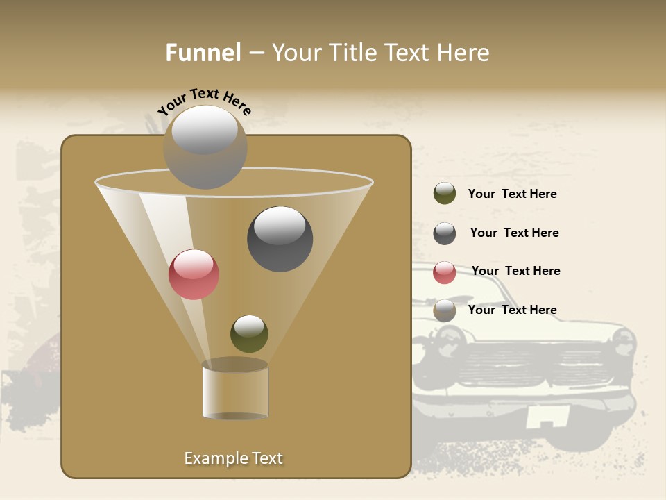 A Car Is Parked In Front Of A Palm Tree PowerPoint Template