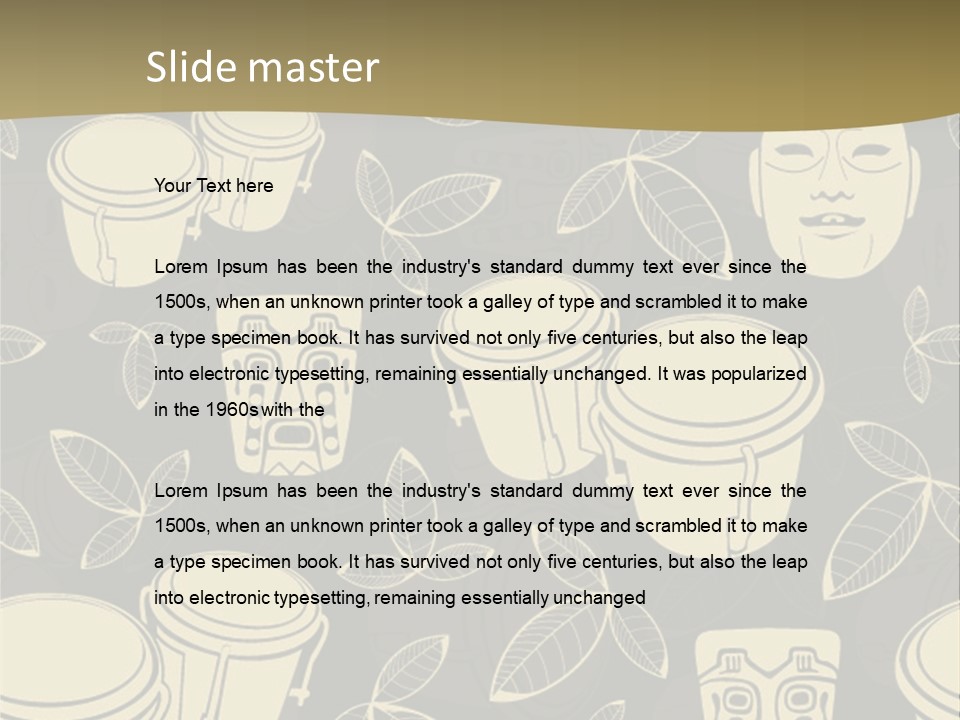 Bongo Aztec Design PowerPoint Template