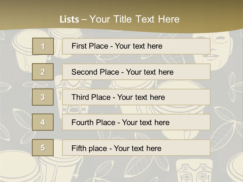 Bongo Aztec Design PowerPoint Template