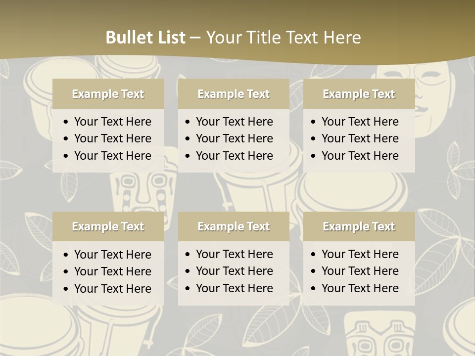 Bongo Aztec Design PowerPoint Template