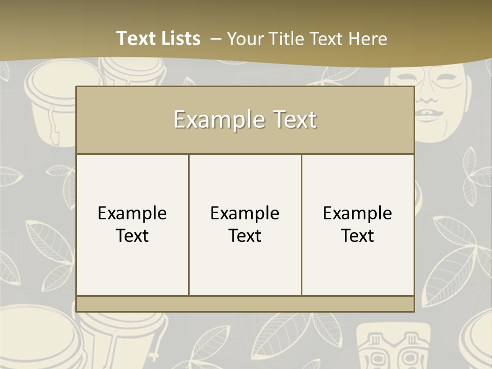 Bongo Aztec Design PowerPoint Template