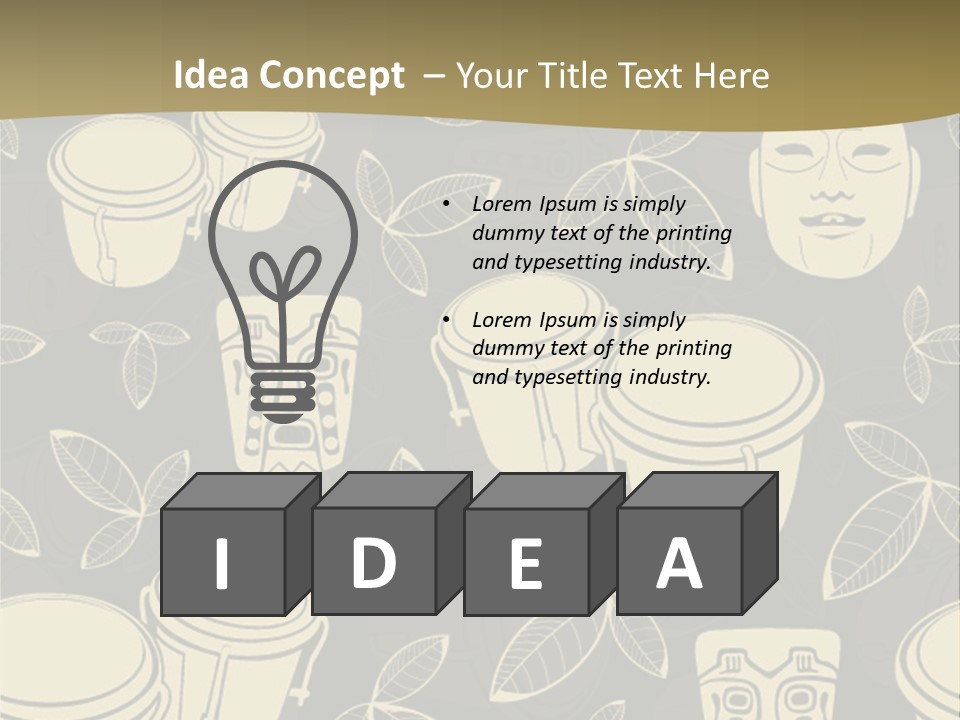 Bongo Aztec Design PowerPoint Template