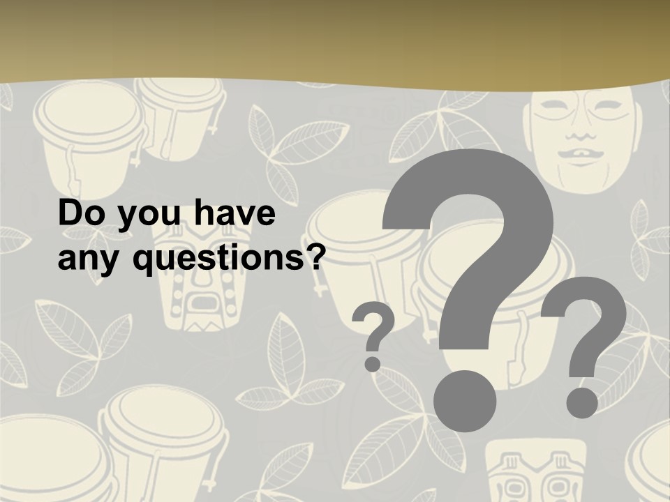 Bongo Aztec Design PowerPoint Template