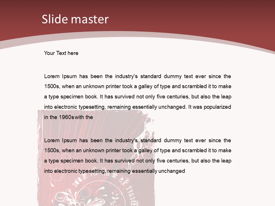 Leaf Vignette Conceptual PowerPoint Template