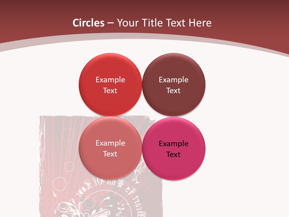 Leaf Vignette Conceptual PowerPoint Template