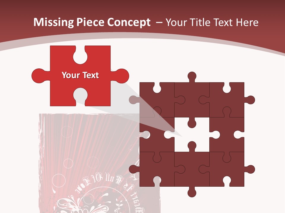 Leaf Vignette Conceptual PowerPoint Template