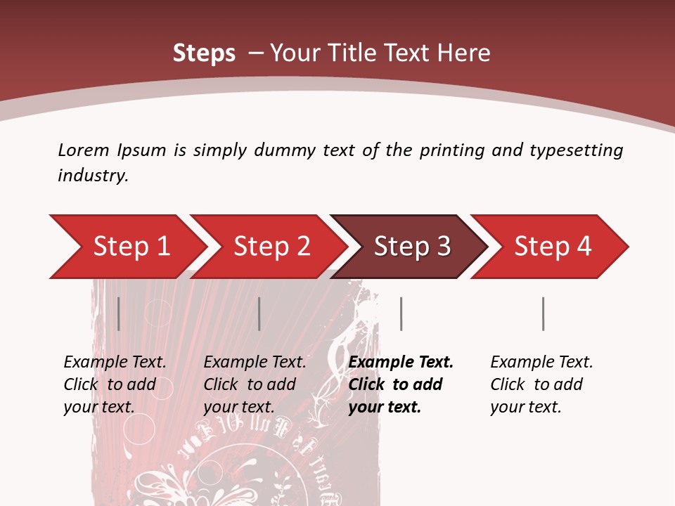 Leaf Vignette Conceptual PowerPoint Template