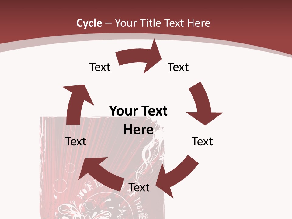 Leaf Vignette Conceptual PowerPoint Template