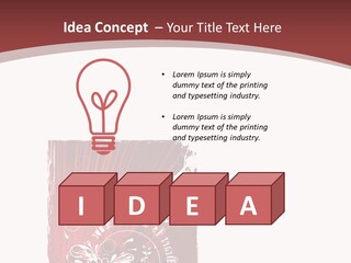 Leaf Vignette Conceptual PowerPoint Template