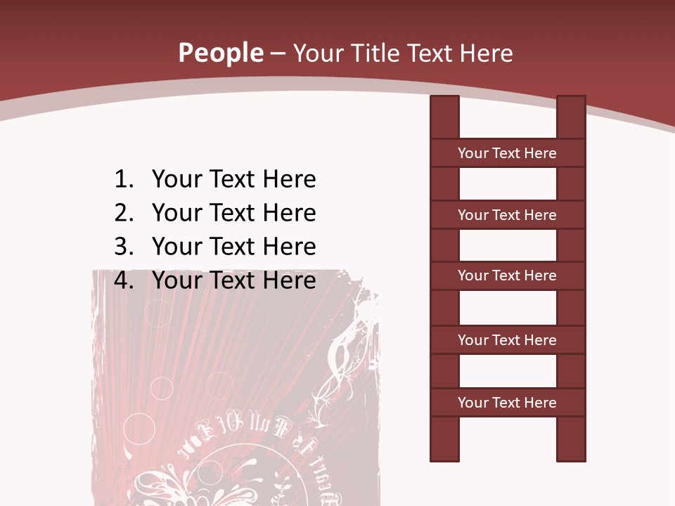Leaf Vignette Conceptual PowerPoint Template