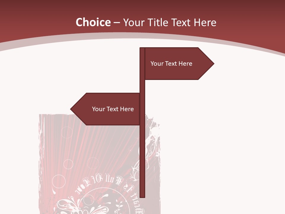 Leaf Vignette Conceptual PowerPoint Template