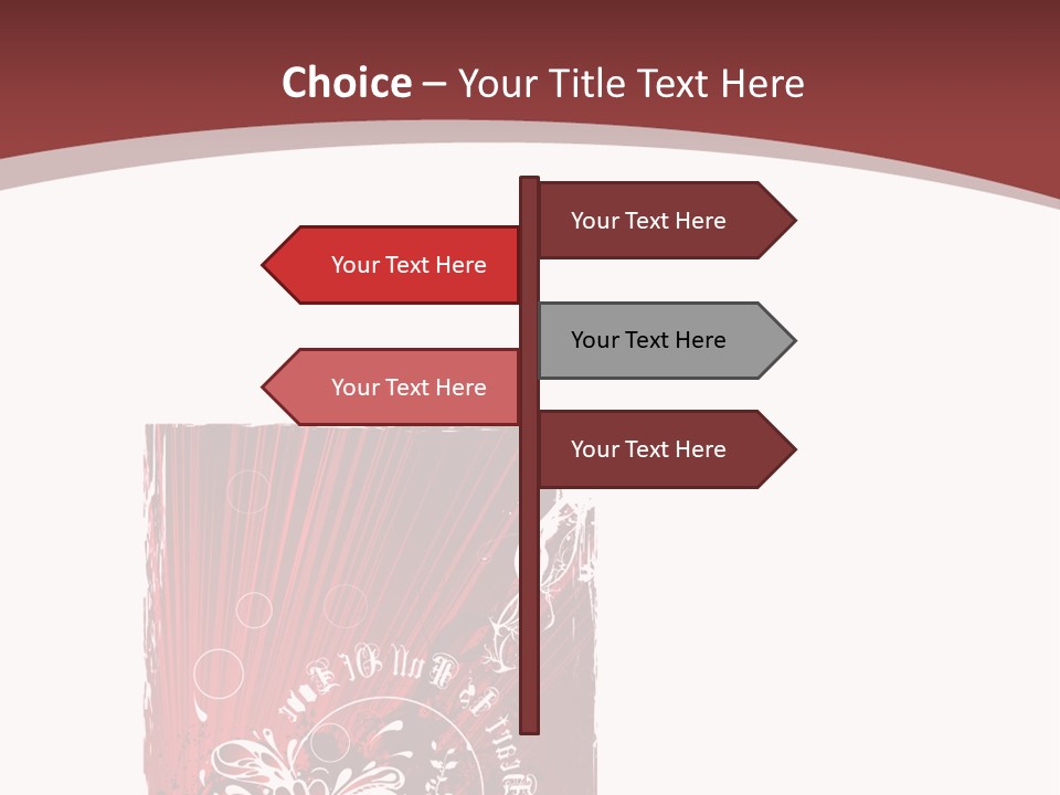 Leaf Vignette Conceptual PowerPoint Template