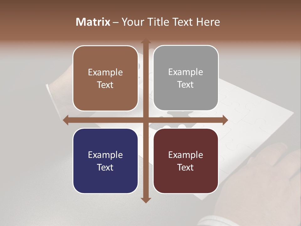 Complex Fit Puzzle PowerPoint Template