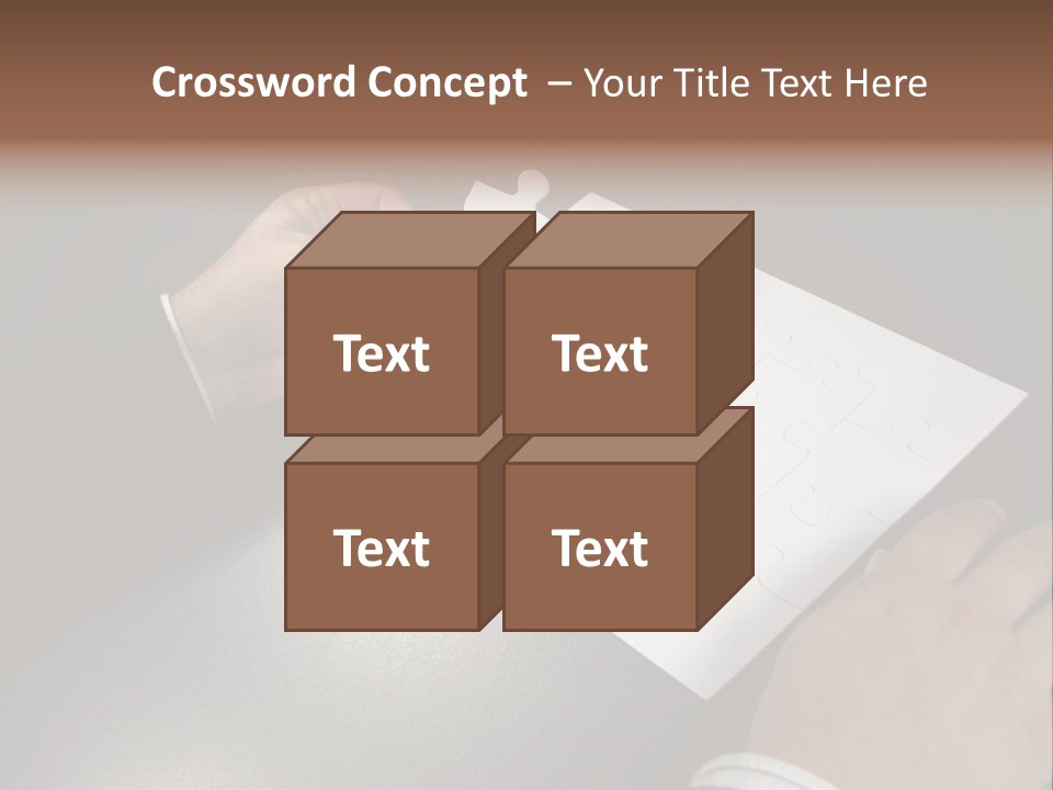 Complex Fit Puzzle PowerPoint Template