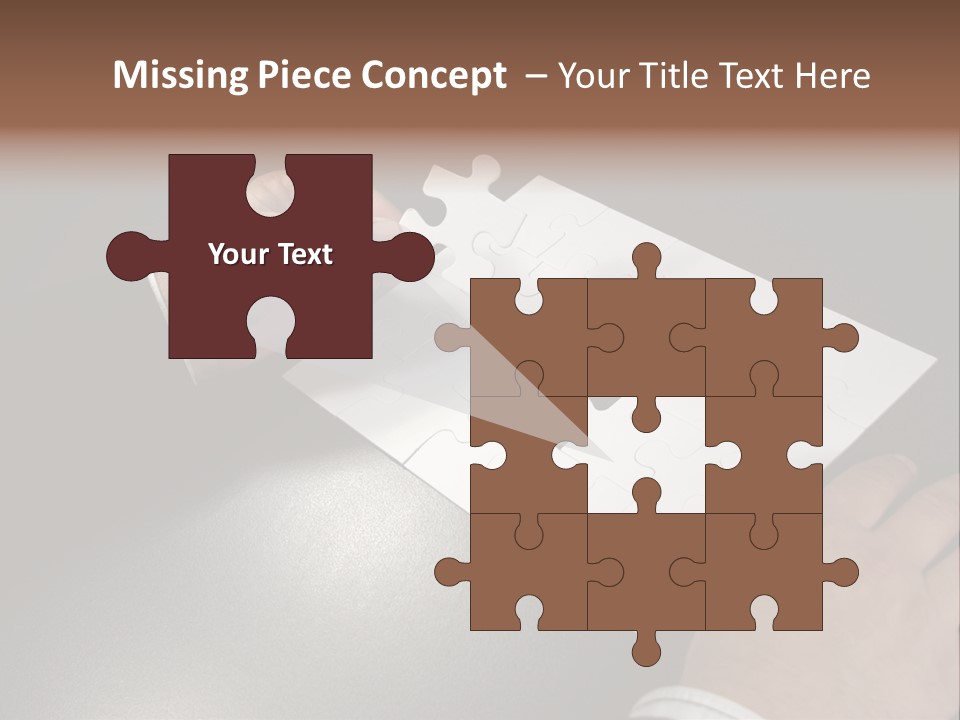 Complex Fit Puzzle PowerPoint Template