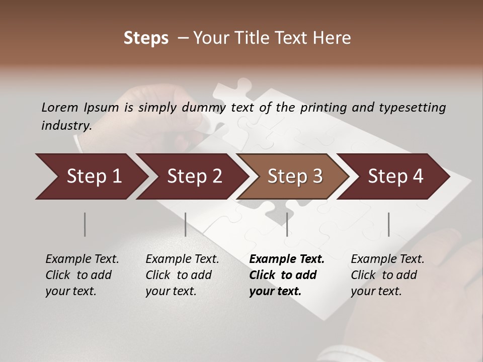 Complex Fit Puzzle PowerPoint Template