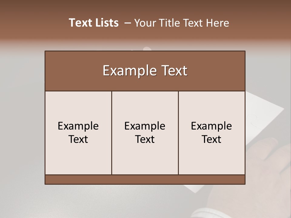 Complex Fit Puzzle PowerPoint Template