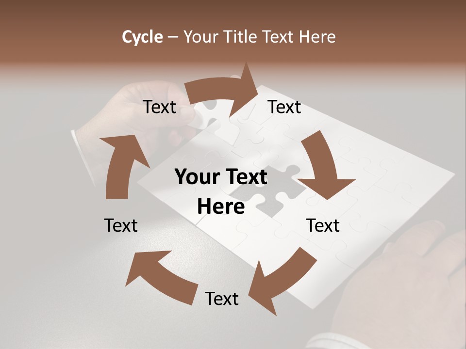 Complex Fit Puzzle PowerPoint Template