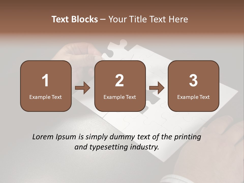 Complex Fit Puzzle PowerPoint Template