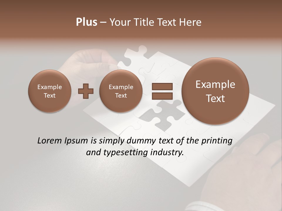 Complex Fit Puzzle PowerPoint Template