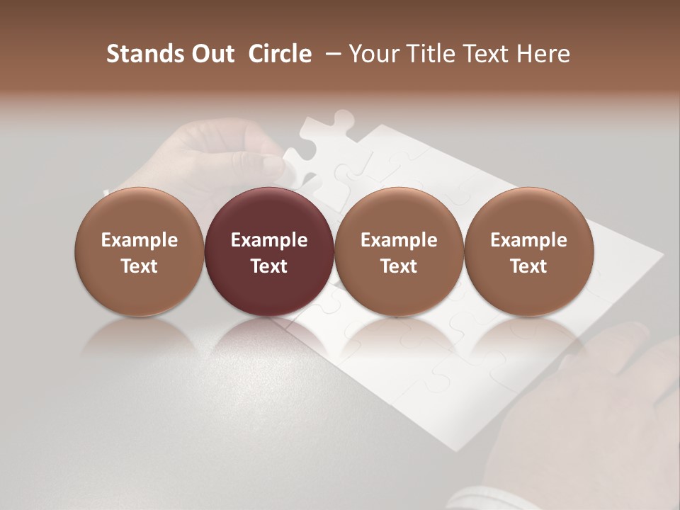 Complex Fit Puzzle PowerPoint Template