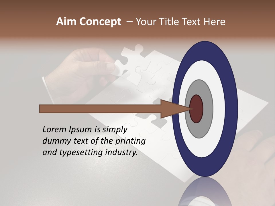 Complex Fit Puzzle PowerPoint Template