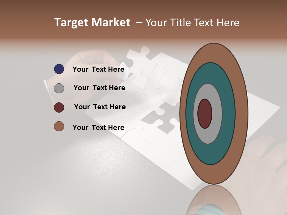 Complex Fit Puzzle PowerPoint Template