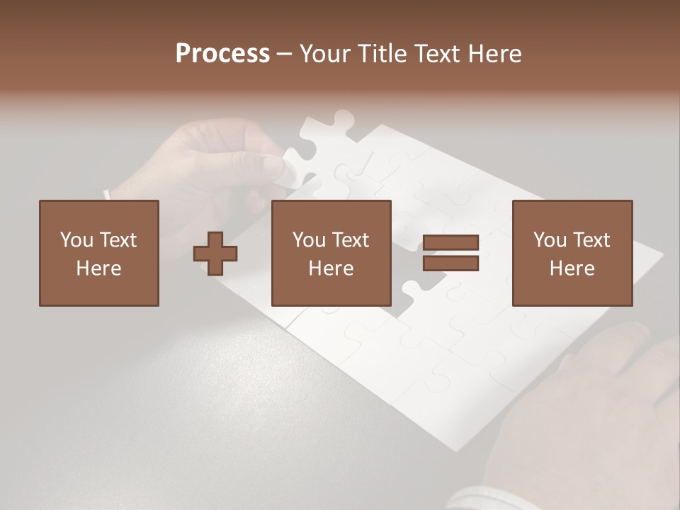 Complex Fit Puzzle PowerPoint Template