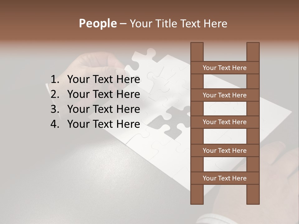 Complex Fit Puzzle PowerPoint Template