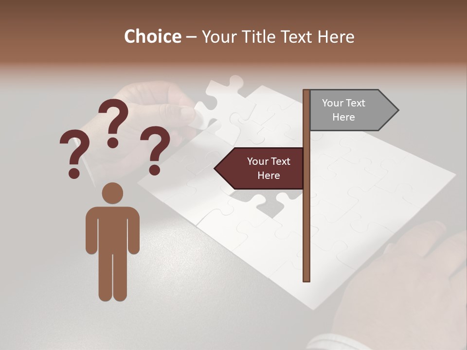 Complex Fit Puzzle PowerPoint Template