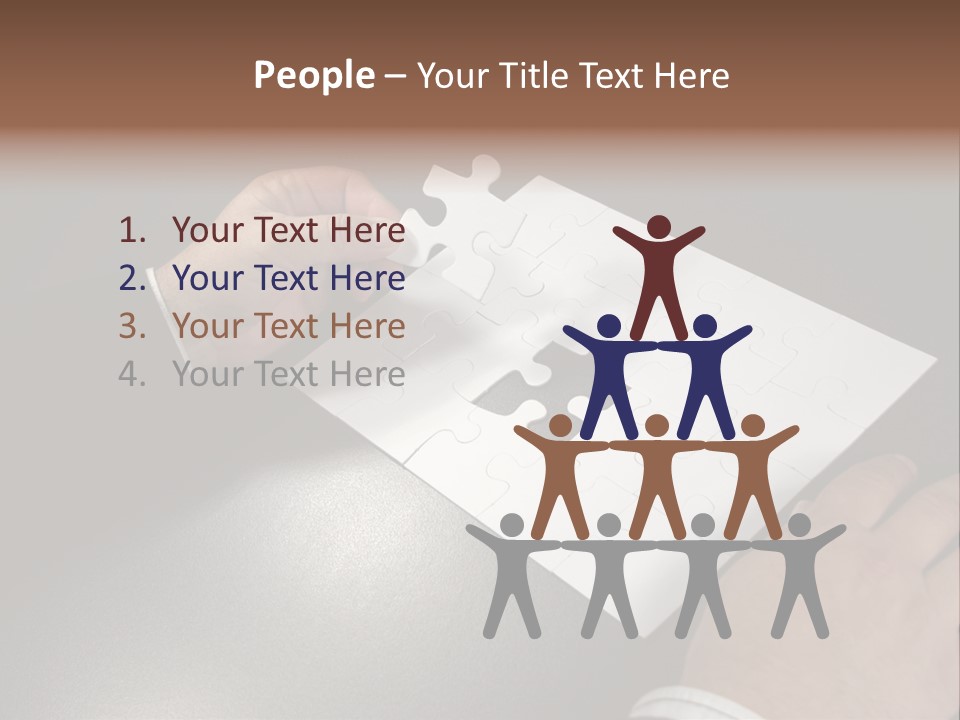 Complex Fit Puzzle PowerPoint Template