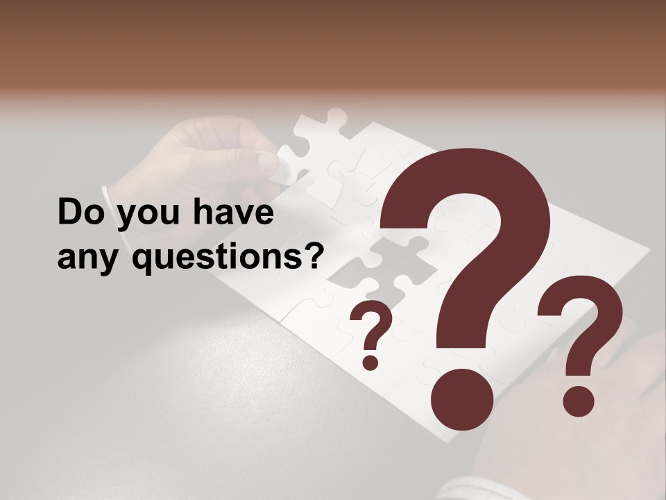 Complex Fit Puzzle PowerPoint Template