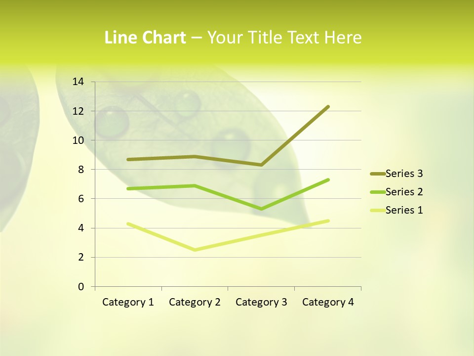 Drops Sunshine Blurred PowerPoint Template